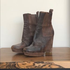 Michael Kors Leather High heeled booties